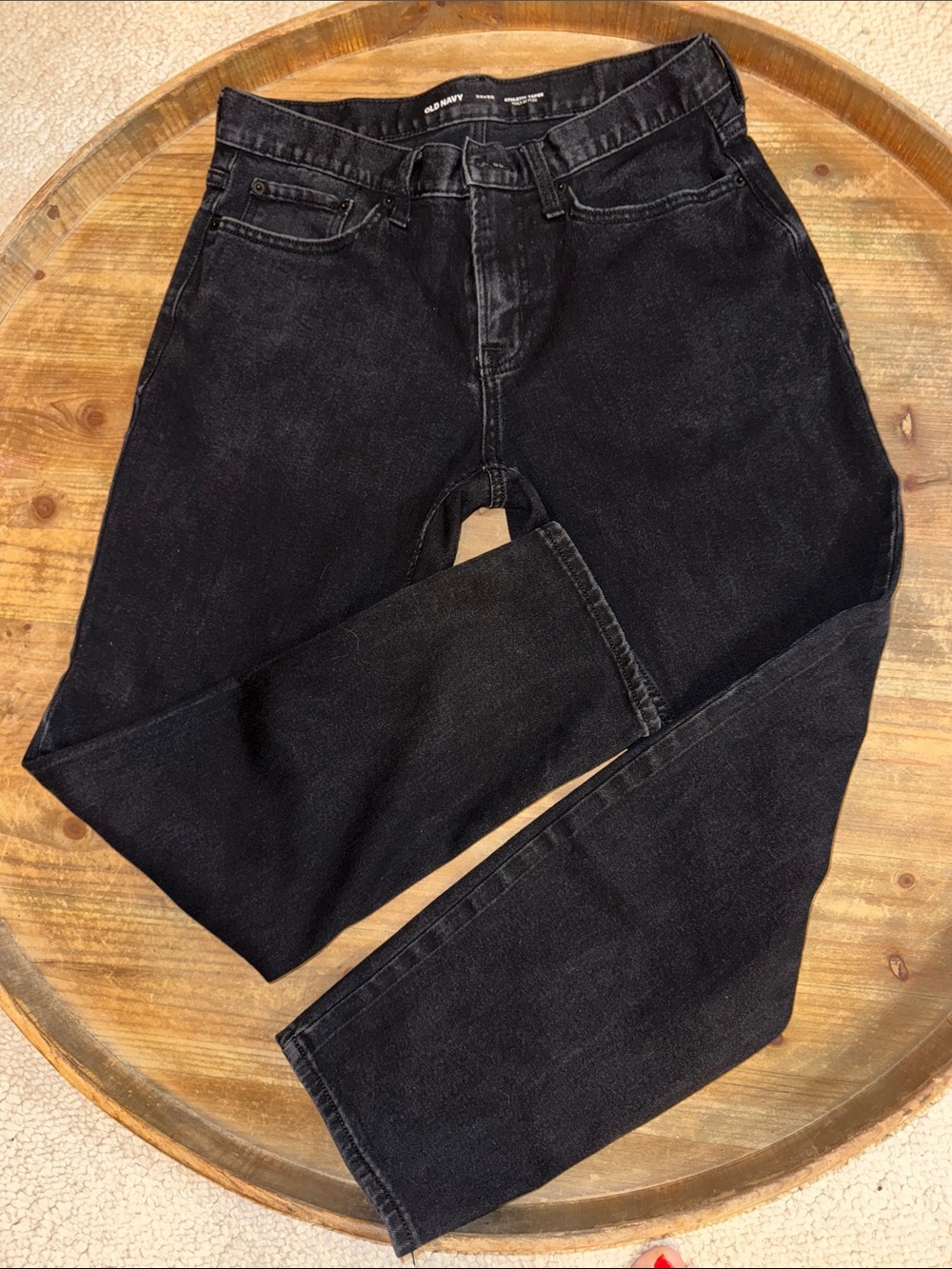 Old Navy Black Athletic Taper  Men's Jeans size 32X30